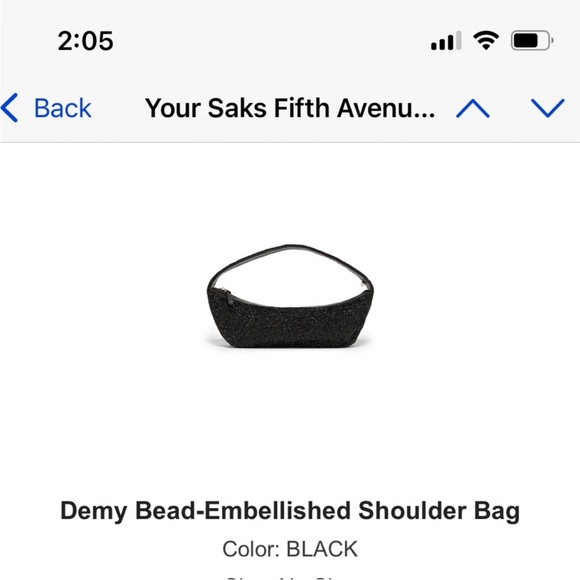 NWT • STAUD beaded demy bag in black - Picture 6 of 7